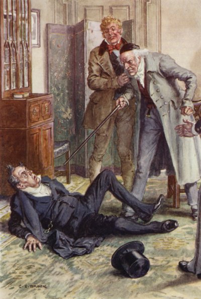 Martin Chuzzlewitのイラスト 作： after Charles Edmund Brock