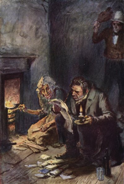 ニコラス・ニクルビーのイラスト 作： after Charles Edmund Brock