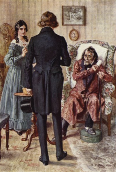 ニコラス・ニクルビーのイラスト 作： after Charles Edmund Brock