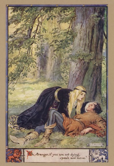 ああ、見知らぬ人、あなたが死んでいないのなら、話し、動く 作： after Charles Edmund Brock