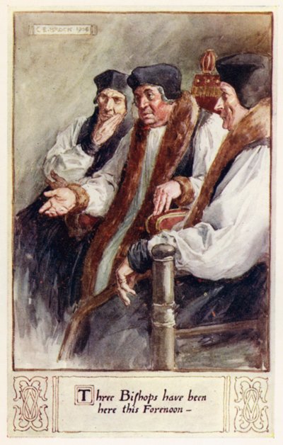 3人の司教がこのForenoonにここにいます 作： after Charles Edmund Brock