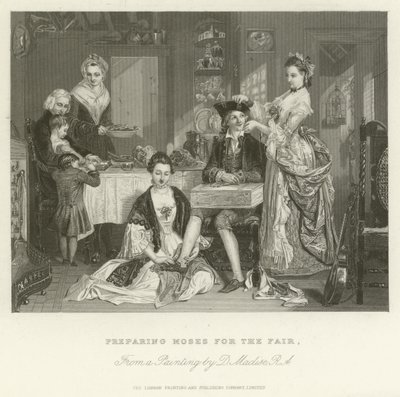 フェアのためのモーセの準備 作： after Daniel Maclise