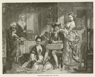 フェアのためのモーセの準備 作： after Daniel Maclise