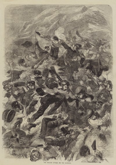 採石場に対するイギリスの攻撃 作： after Edmond Morin