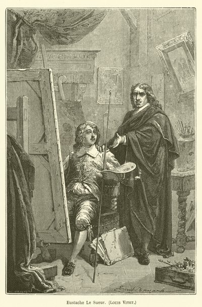 Eustache Le Sueur、Louis Vitet 作： after Emile Antoine Bayard