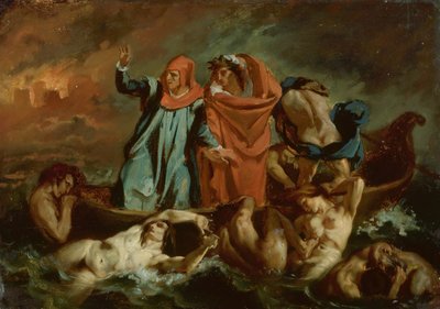 ダンテの樹皮、184060。 作： after Eugène Delacroix