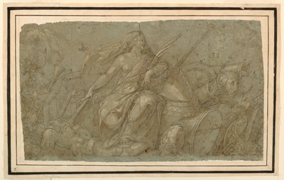 平和を燃やす戦争の属性 作： after Francesco Salviati