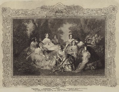 フランスの皇后と彼女の名誉の女性 作： after Franz Xaver Winterhalter