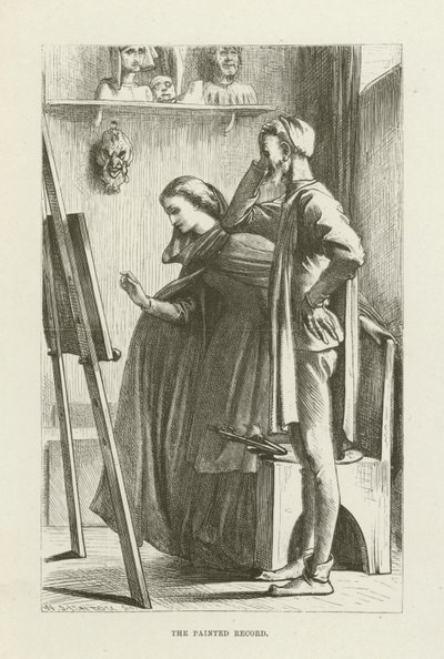 ジョージ・エリオットによるロモラのイラスト 作： after Frederic Leighton