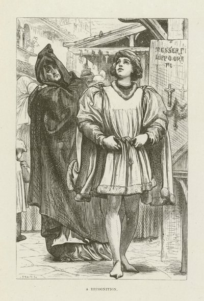 ジョージ・エリオットによるロモラのイラスト 作： after Frederic Leighton