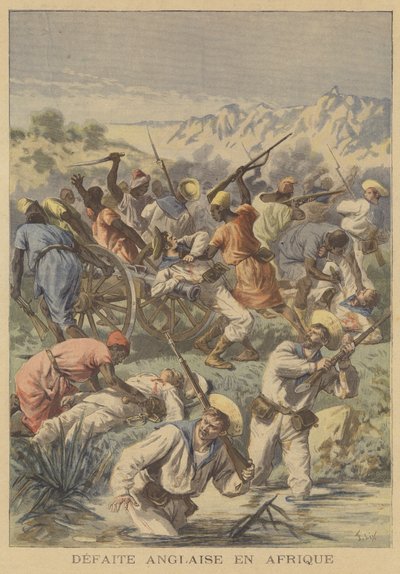 アフリカでのイギリスの敗北 作： after Frederic Theodore Lix