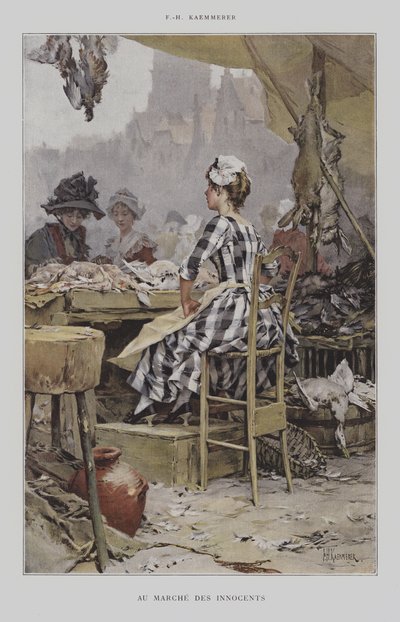 マルシェデイノセントで 作： after Frederik Hendrik Kaemmerer