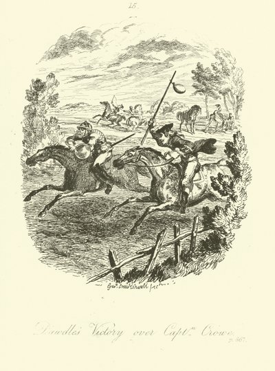 トバイアス・スモレットによるローンセロット・グリーブのイラスト 作： after George Cruikshank
