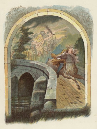 Robert BurnsによるTam OShanterのイラスト 作： after George Cruikshank