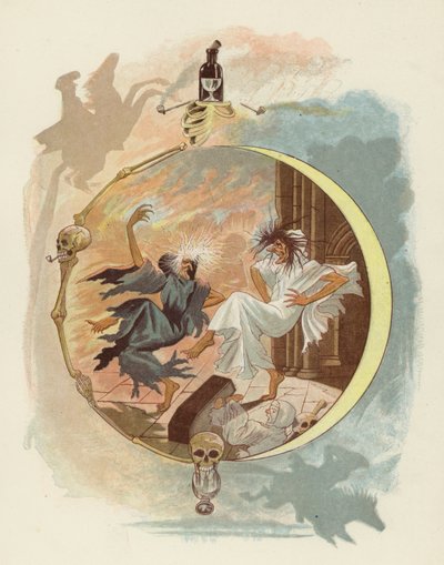 Robert BurnsによるTam OShanterのイラスト 作： after George Cruikshank