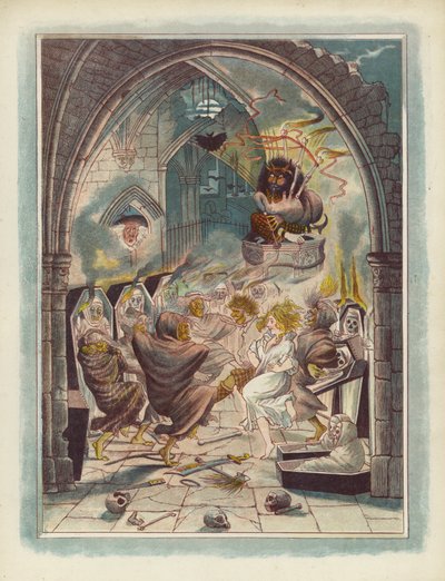 Robert BurnsによるTam OShanterのイラスト 作： after George Cruikshank