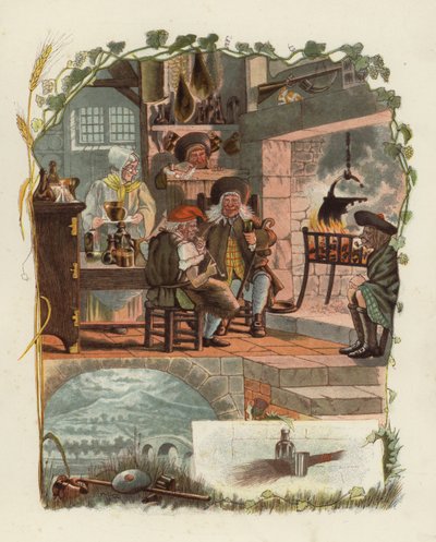Robert BurnsによるTam OShanterのイラスト 作： after George Cruikshank