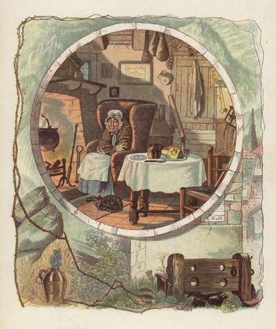 Robert BurnsによるTam OShanterのイラスト 作： after George Cruikshank
