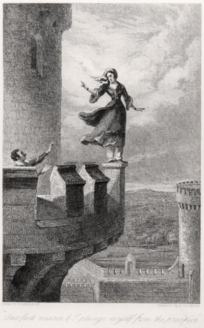 レベッカ、ウォルタースコット（1771-1832）によるアイヴァンホーから 作： after George Cruikshank