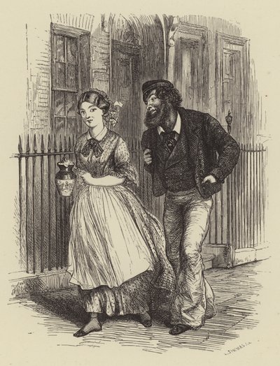 エリザ・デイヴィスのWM Thackerays Ballad 作： after George Housman Thomas