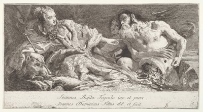 ネプチューンのオマージュを受けるヴェネツィア 作： after Giovanni Battista Tiepolo Giovanni Domenico Tiepolo
