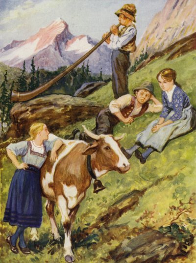 スイスの夏 作： after Gordon Frederick Browne