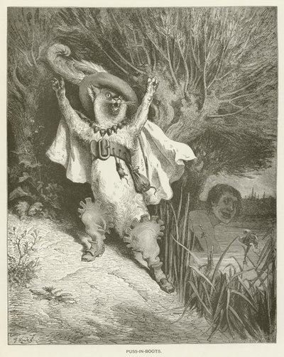 長ぐつをはいたネコ 作： Gustave after Dore