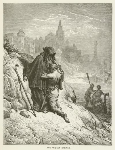 古代のマリナー 作： Gustave after Dore