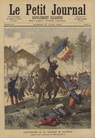 ソルフェリーノの戦いの記念日 作： after Henri Meyer