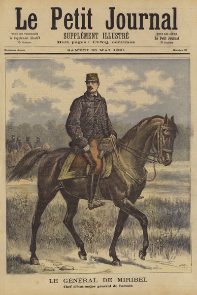 フランスのゼネラルスタッフのチーフであるミリベル将軍 作： after Henri Meyer