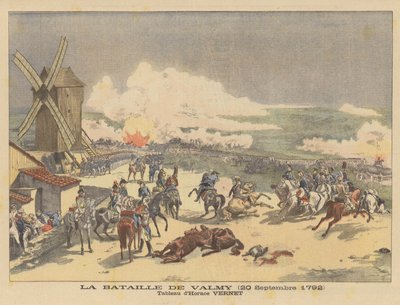 ヴァルミーの戦い（1792年9月20日） 作： after Horace Vernet