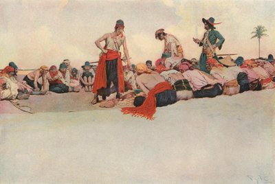だから宝物は分けられた 作： after Howard Pyle