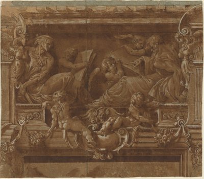 預言者とシビル 作： after Jacopo Zanguidi Italian 16th Century called Bertoia