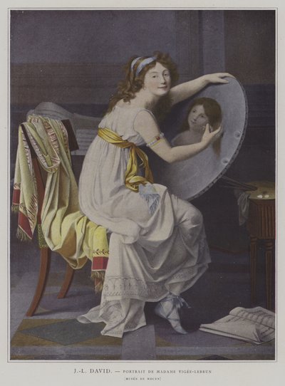マダムヴィジーレブルンの肖像 作： after Jacques Louis David