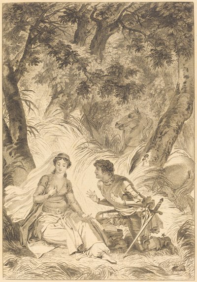 ガルベ国王の花嫁：騎士 作： after Jean Honoré Fragonard