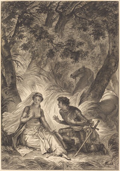 ガルベ国王の花嫁：騎士 作： after Jean Honoré Fragonard