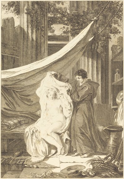 隠者（地獄の悪魔） 作： after Jean Honoré Fragonard