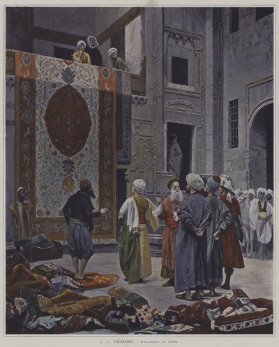 カイロのカーペット販売 作： after Jean Leon Gerome
