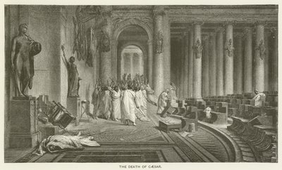 シーザーの死 作： after Jean Leon Gerome