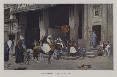 カイロの通り（カイロの通り） 作： after Jean Leon Gerome