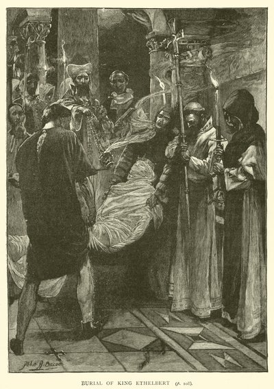 エセルバート王の埋葬 作： after John Henry Frederick Bacon