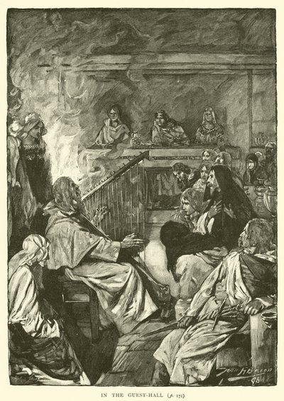 ゲストホールで 作： after John Henry Frederick Bacon