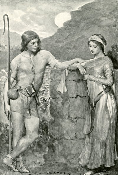 オラフとシグリッド 作： after John Henry Frederick Bacon