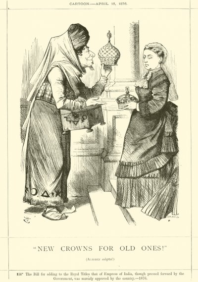 古いもののための新しい王冠！ 作： after John Tenniel