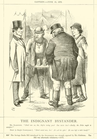 憤慨している傍観者 作： after John Tenniel