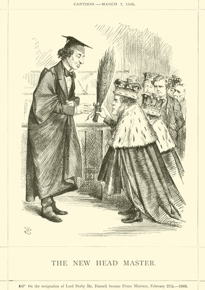 新しい校長 作： after John Tenniel