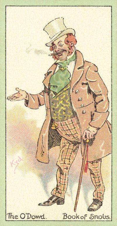 ODowd、Book of Snobs（chromolitho） 作： after Joseph Clayton Clarke