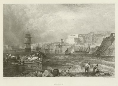 マルタ 作： after Joseph Mallord William Turner