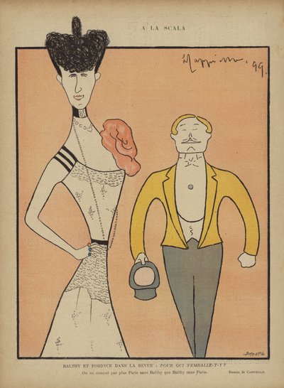 Balthy and Fordyce、ルリールのイラスト 作： after Leonetto Cappiello