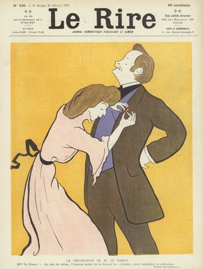 ル・バージー氏の装飾。ル・リールのイラスト 作： after Leonetto Cappiello